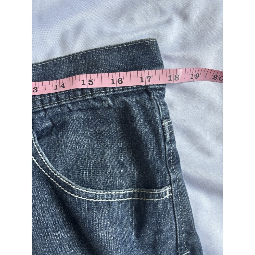 Southpole premium vintage loose fit embroidery jeans y2k style Size 36 - Picture 12 of 15
